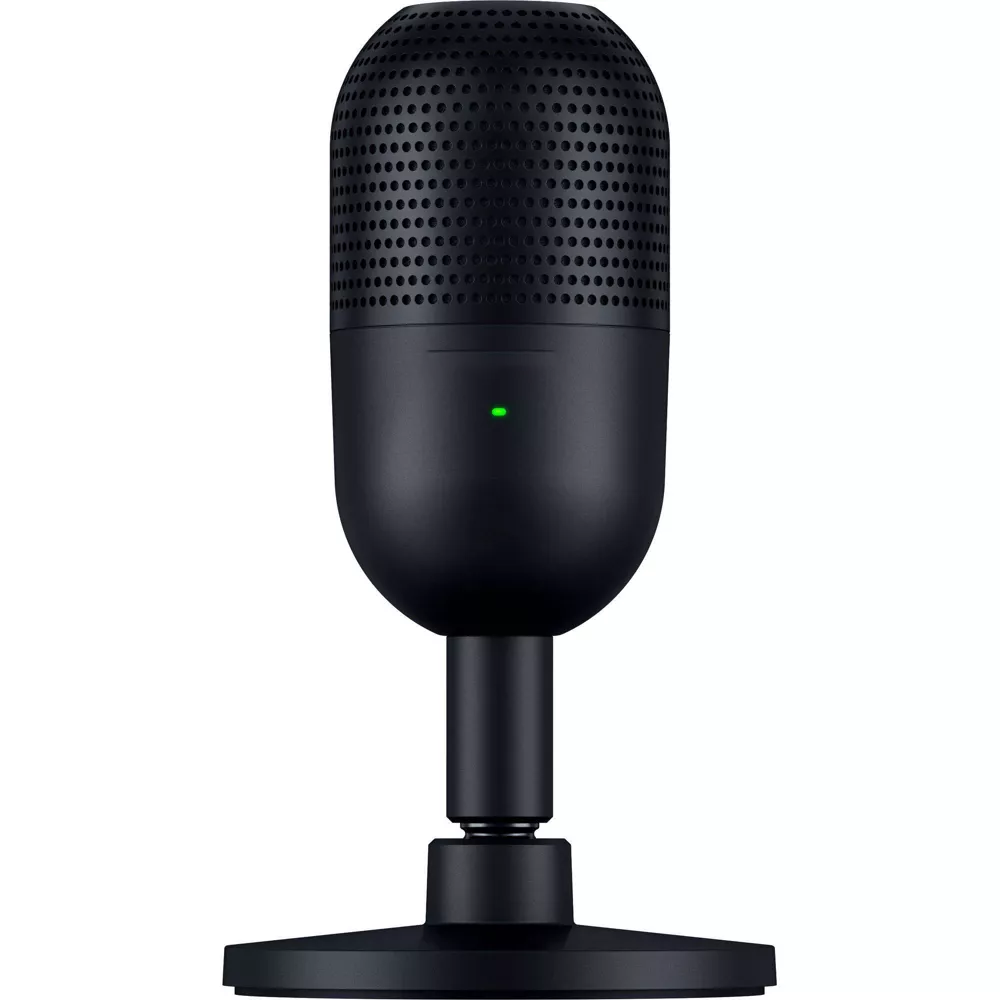 Microphone Ultra Compact USB Condenser Microphone Supercardioid Pickup with Tap-to-Mute & Built-In Shock Mount