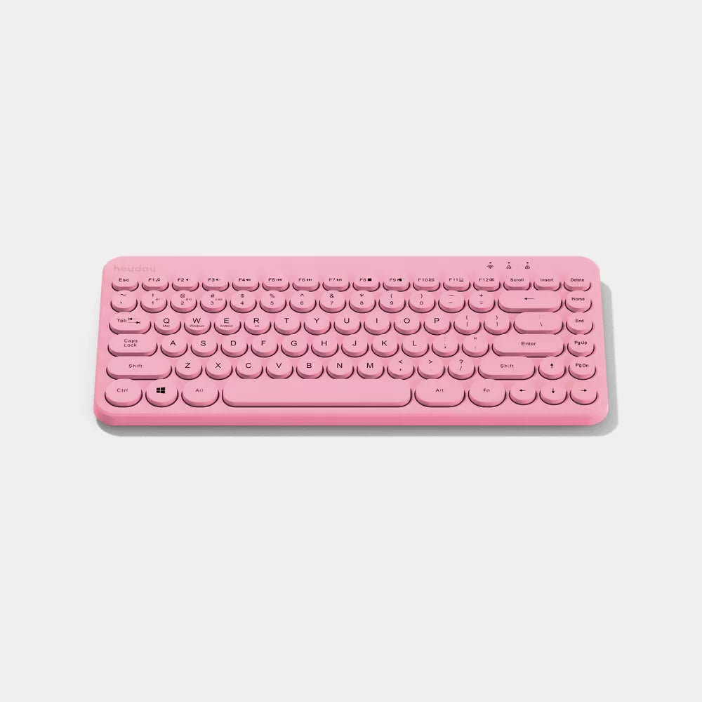Keyboard Compact Retro Round Key Wireless Office Keyboard