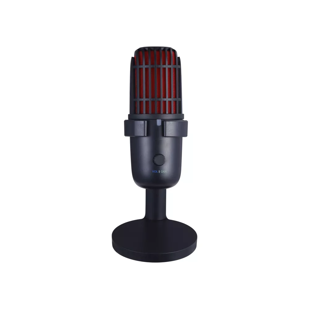 Microphone USB-C Dual-Pattern Condenser Studio Microphone with Pop Filter & Adjustable Desktop Stand