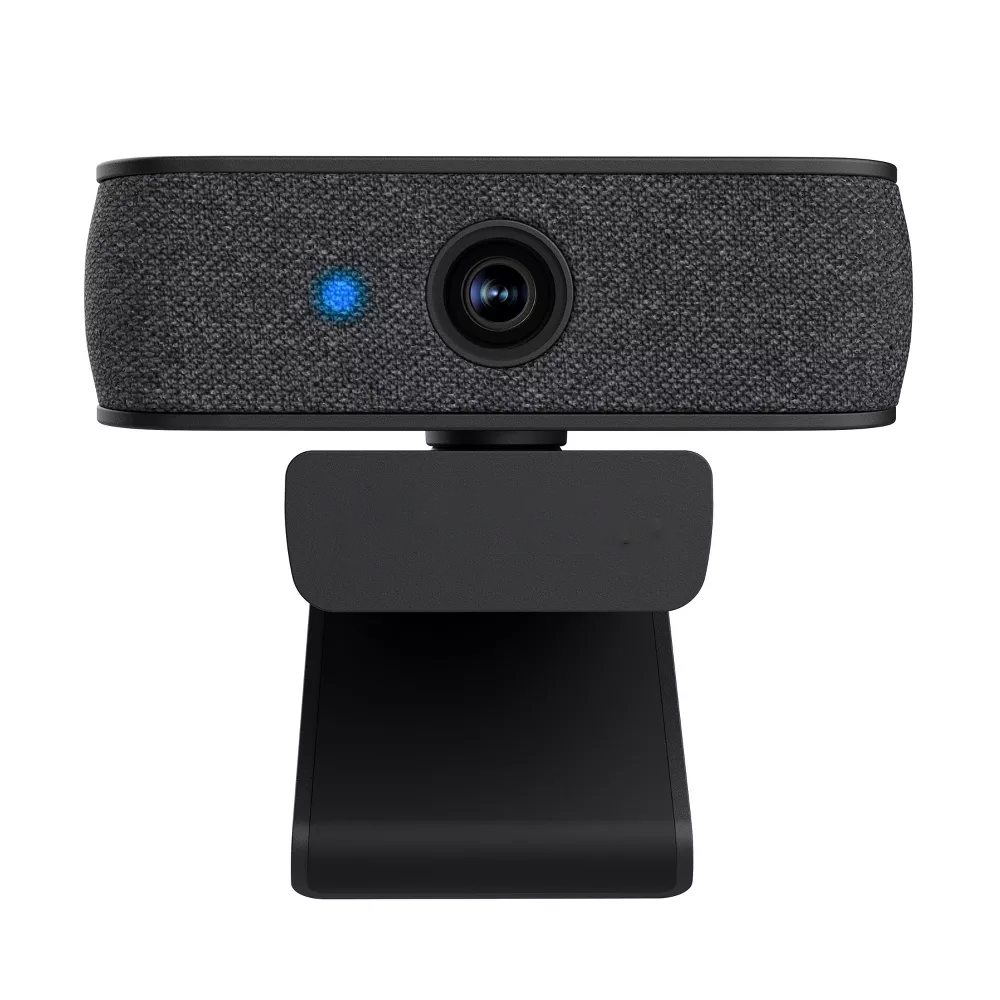 Webcam 1080P HD USB Webcam with Dual Omni-Directional Mics, Autofocus & Light Correction