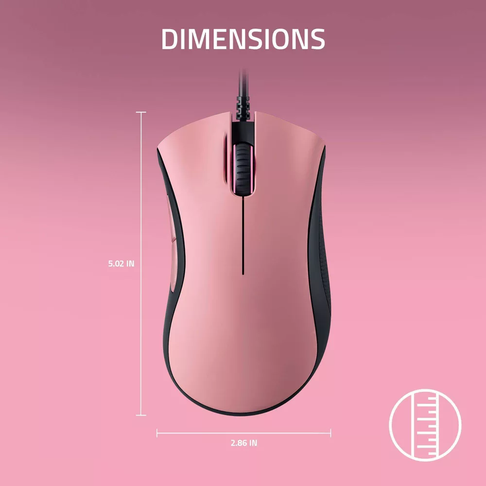 Mouse Wired Ergonomic Gaming Mouse with 6400 DPI Optical Sensor & Programmable Buttons