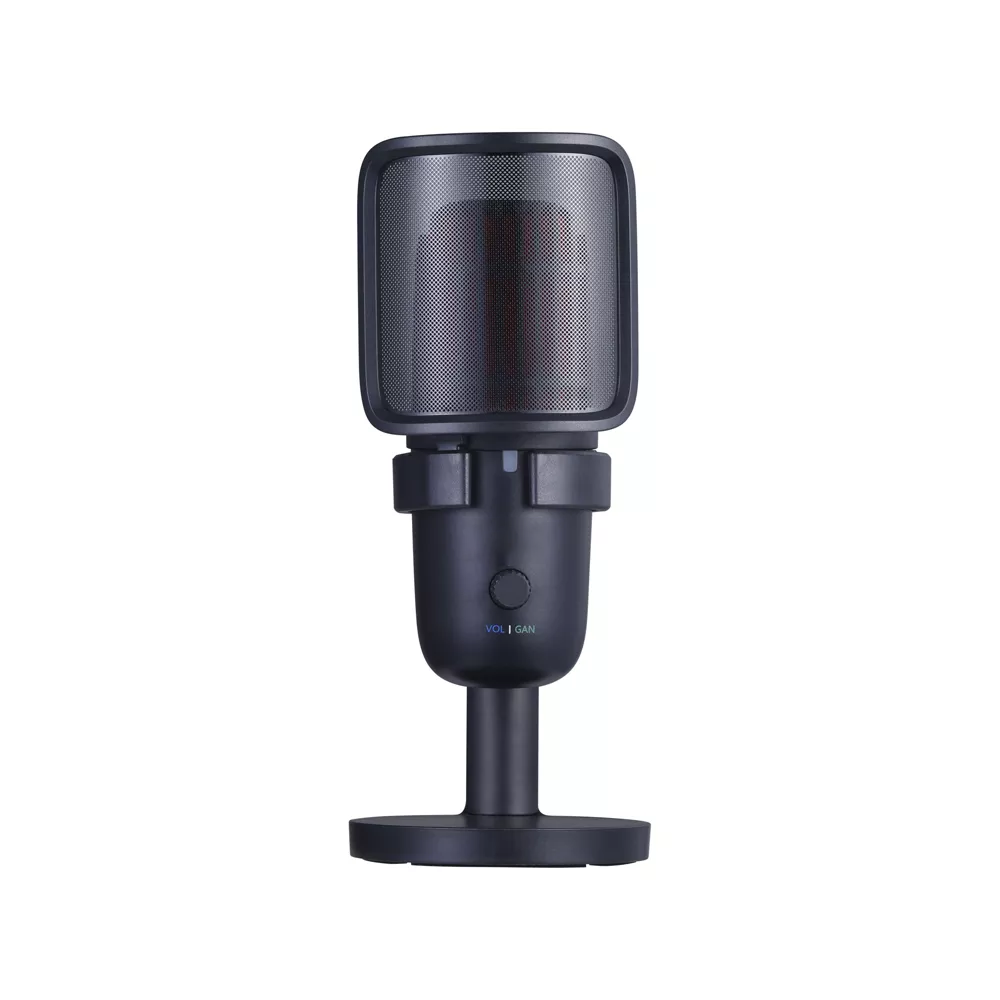 Microphone USB-C Dual-Pattern Condenser Studio Microphone with Pop Filter & Adjustable Desktop Stand