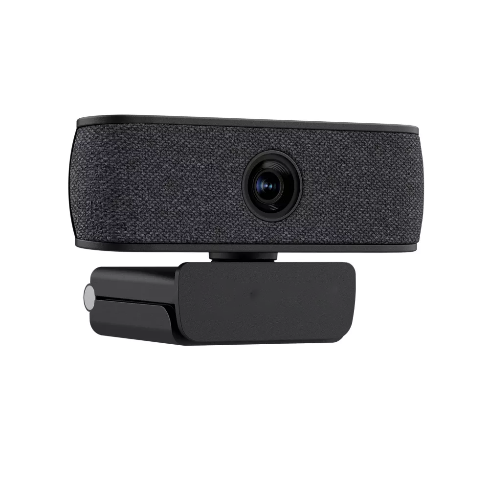 Webcam 1080P HD USB Webcam with Dual Omni-Directional Mics, Autofocus & Light Correction
